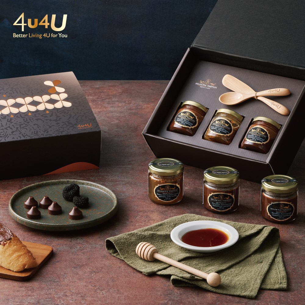 4u4U SELEKTIA 義大利濃情蜜意 可可松露醬禮盒(附品牌紙袋)  ▶90F015